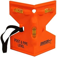 Johnson 175-O Post Level, GloOrange | Manual Operation | ABS Plastic & Rubber | 9 x 5 inches | 1 Count