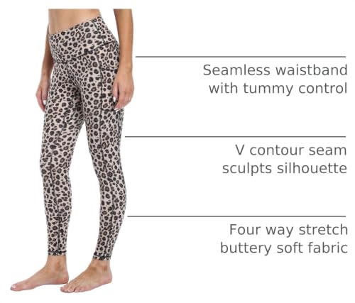 Image of Colorfulkoala Essential 7 /8 Leggings with Pockets | Yoga Pants for Women, Buttery Soft, Tummy Control, Workouts, Pilates, Casual, Gym, Athleisure, 25 inch Inseam