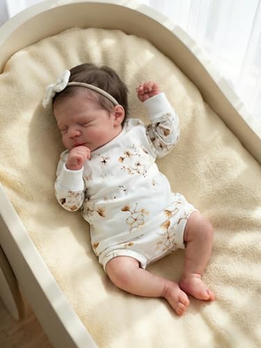 Muñeca bebé Reborn vinilo 18 pulgadas niña realista miniatura 3