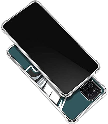 Skinit Clear Phone Case Compatible with Galaxy A12 - Officially Licensed NFL Philadelphia Eagles Large Logo Design