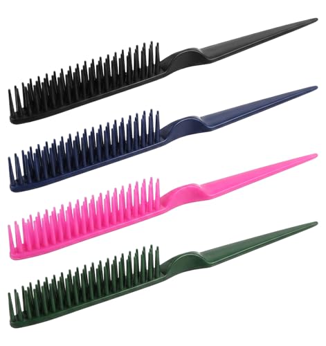 Pack 4 Peines 3 Filas para Cabello Natural miniatura 1