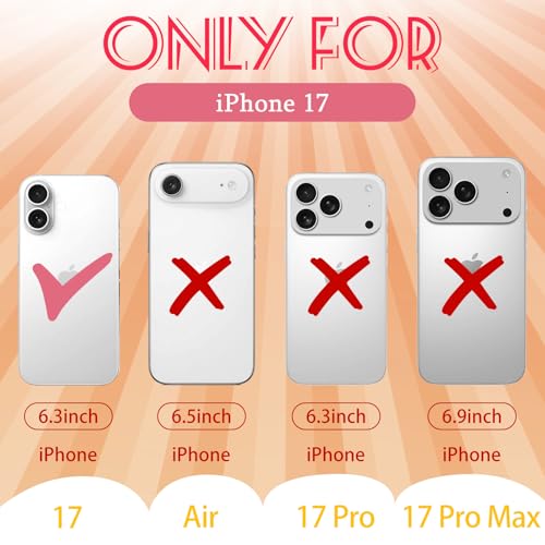 Coque iPhone 17 protection robuste antichoc et design cerise mignon