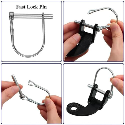 Losxuido Fahrradanhänger Kupplung 2 Stücke Fahrrad Anhängerkupplung Fahrrad Adapter Universal Fahrradkupplungen für Qeridoo Modell Kinderkarren, Haustierkarren, Lebensmittelkarren