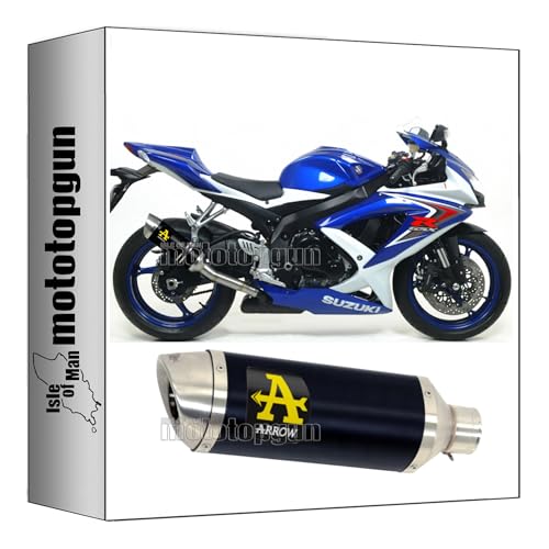 Pot echappement Arrow 71729AON 71381MI compatible avec Suzuki GSX-R 600