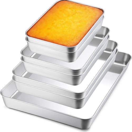 Ferrochef 7 Pcs Bakeware Sets Baking Pan Bulk Stainless Steel,
