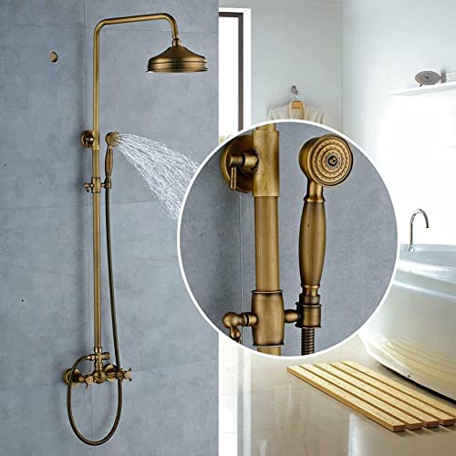 Ensemble de douche de pluie rétro pour une salle de bain esprit spa à la maison
