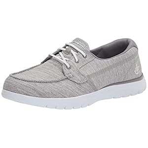 Skechers ON-THE-GO FLEX LINEN BOAT SHOE Dames Bootschoen.