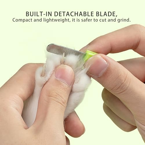 Image of Cactus Shaped Cat Nail Clippers - Durable, Ergonomic Pet Grooming Tool for Cats & Kittens - Safe, Sharp, and Comfortable Claw Trimmer(Green)