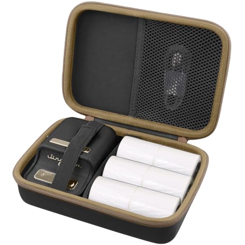 Flaxune �n�[�h�P�[�X Niimbot B21/B21 Pro/B1/B1 Pro���x���v�����^�[�p (�u���b�N)