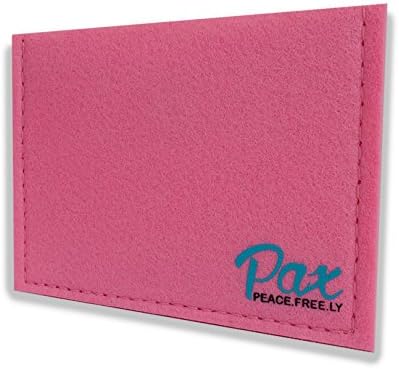 Paxfreely Contraceptive/Birth control/Medication Pouch -Designed For 4" x 3" packets- Cute and Discrete, Soft Felt