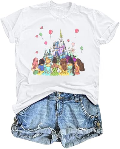 Magical Shirt for Women: Magic Kingdom Princess Tshirt Princess Shirt Family Vacation Trip Tee