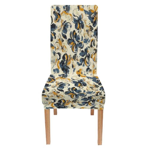 CAPSCEOLL Dining Chair Slip Covers Set of 4 Stretch Parsons Chair Slipcovers Universal Removable Washable Parson Chair Covers for Dining Room Living Room Kitchen