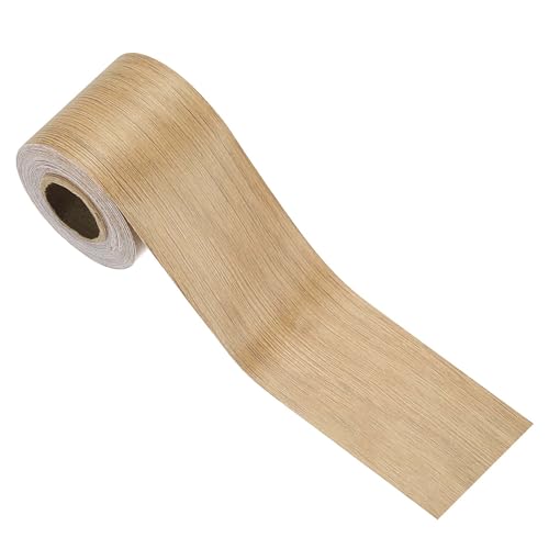 Image of PATIKIL Wood Grain Tape 2 inch x 32 ft, Self-Adhesive Wood Texture Repair Tape Realistic Wooden Effect Patch for Furniture Cabinets Floor Walls, Birch