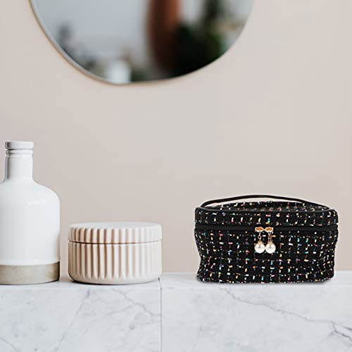 Beaupretty Saco Ao Ar Livre Saco de Viagem de Higiene Pessoal Cosméticos Bolsa de Maquiagem Portátil