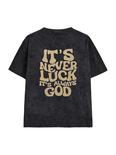 Image of RoseSeek Boy's Letter Graphic Tees Short Sleeve Vintage Summer Tops Trendy