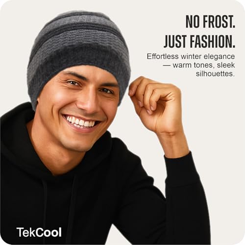 Image of TEKCOOL Beanie Cap for Men Woolen Winter Cap for Men Woolen Cap for Women in Winter for Thermal Wear Stylish Soft Winter Caps for Boys & Girls for Warm Wear Head Winter Cap Woollen Garam Topaa