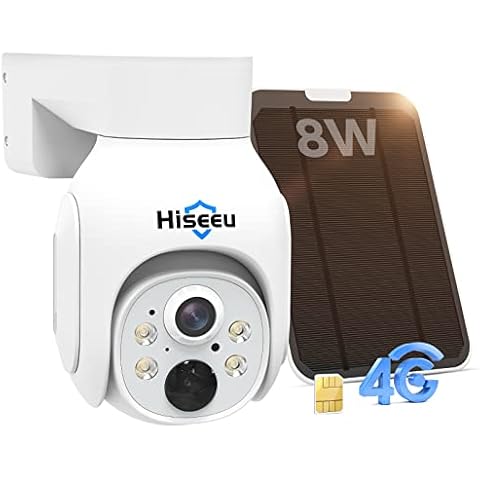 Hiseeu 4G Solar Powered Security Camera Cover