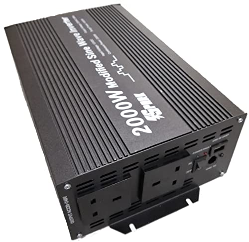 Spark 2000 watt Modified sine wave power inverter 12v 4000W peak microwave kettle - Image 3