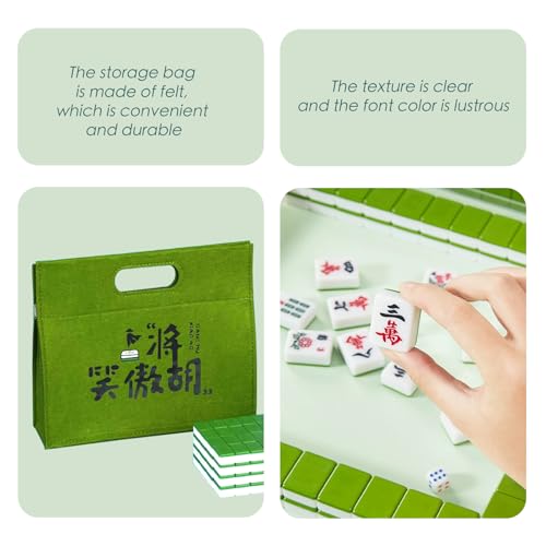 Set Profesional Tradicional Mahjong Chino 146 Fichas miniatura 3