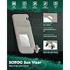 SCITOO Right Passenger Side Sun Visor fit for Toyota Camry 2006 2007 2008 2009 2010 2011 (with Sunroof, with Mirror, Without Light) Gray 74310-06770-B0 04002-30306-B0