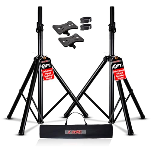 Core 5 Speaker Stand Tripod Floor 48in (2PK)