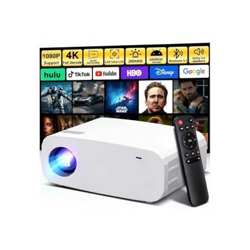 Projector, Mini Projector with WiFi and Bluetooth - image 1