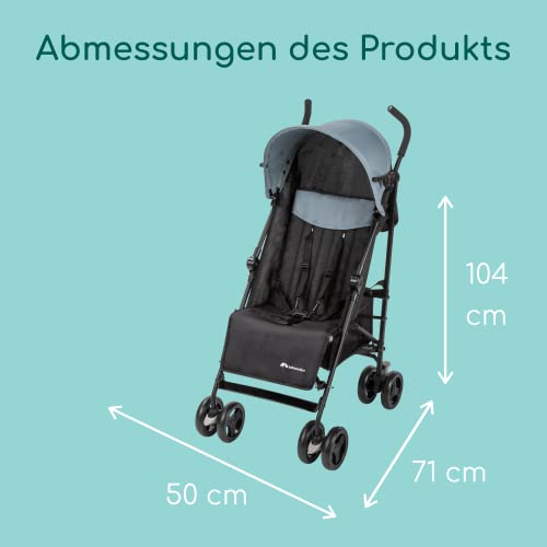 Bebeconfort Rainbow, Kinderwagen, Kompakt und Wendig, 6 Monaten bis 4 Jahre, bis zu 22 kg, Shadow Block (Multi)