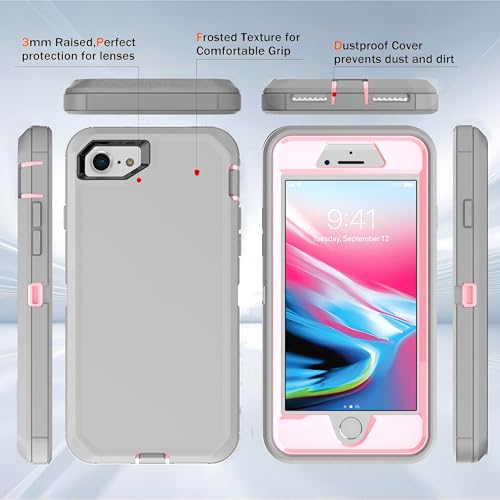 Coque iPhone 8 antichoc en polycarbonate résistant contre les bris d'écran
