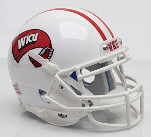 Schutt NCAA Western Kentucky Hilltoppers Mini Authentic XP College Football Helmet, Classic