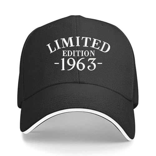 Casquette rétro 1963 hommes légère réglable visière sandwich design vintage