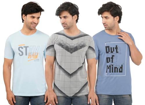 Image of SHAUN Men T-Shirt(104MTC3 $P Pack of 3)