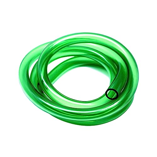 FONDOTIN シリコン水槽用 2m フレキシブルホース 水耕栽培用エアポンプ エアストーン グリーン 8mm/12mm