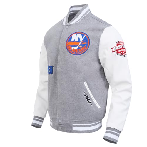 Image of Pro Standard Mens NHL Old English Varsity Jacket