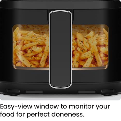 Chefman Air Fryer – 3.75L Compact Airfryer for Quick, Easy Meals, Features Hi-Fry Technology for Extra Crisp, Easy-View Window, Touch Controls with 4 Presets, Nonstick & Dishwasher Safe Basket - Black - Image 6