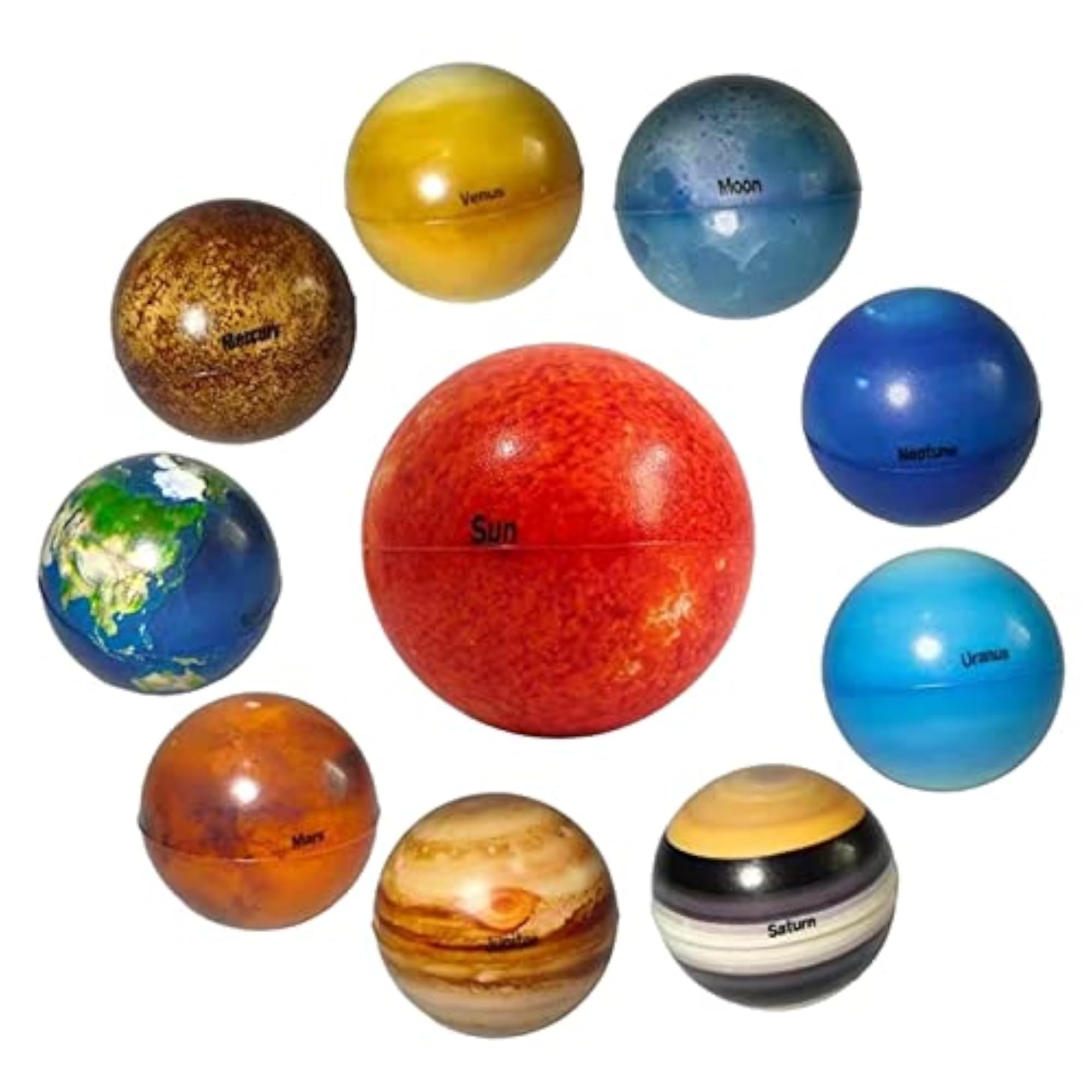 10Pcs Solar System Galaxy Planets, Kids Party Favors