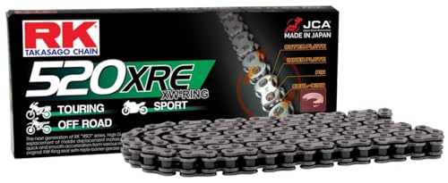 Chaîne 520XRE RK Racing Chain 120 maillons en acier premium