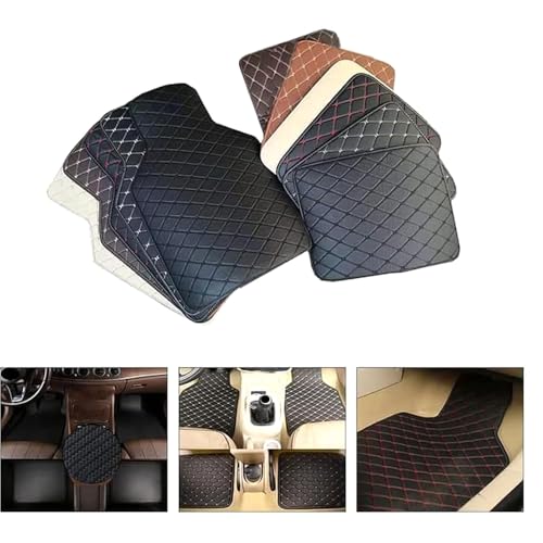 Tapis de sol imperméable en cuir pour BMW X6 F16 protection totale intérieur - 5