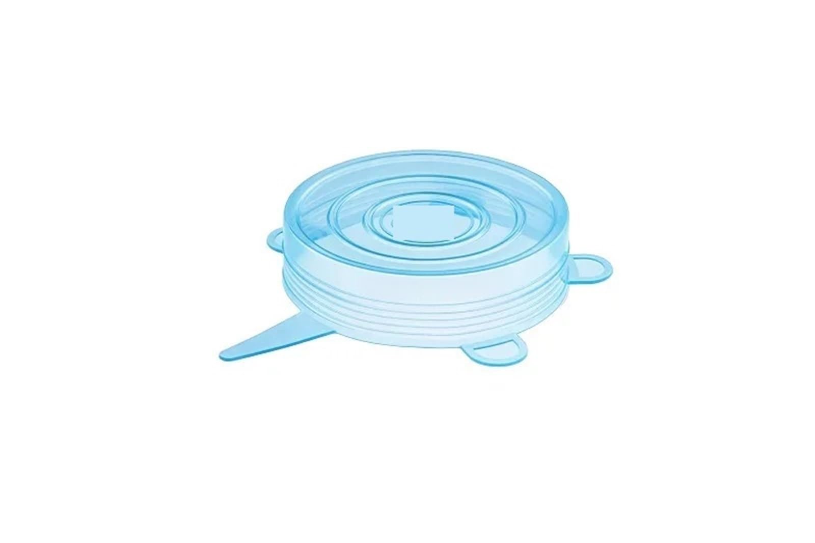 13PC Silicone Stretch Lids, Small,Reusable Silicon Food Storage Cover for Cups Bowls Soda Can Oui Yogurt for Bowls Jars(Blue01)