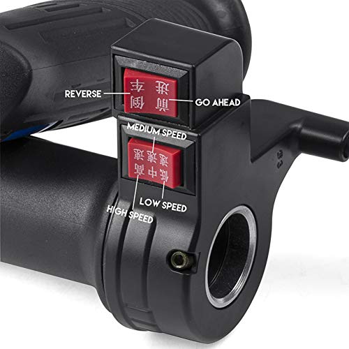 12inch Electric Scooter Conversion Kit 24V 350W Hub Motor DC Brushless Controller Twist Reverse Throttle and Brake for Mobility Scooter, Motor Vehicle Accessories (24V 350W Scooter Kit) - Thumbnail 3