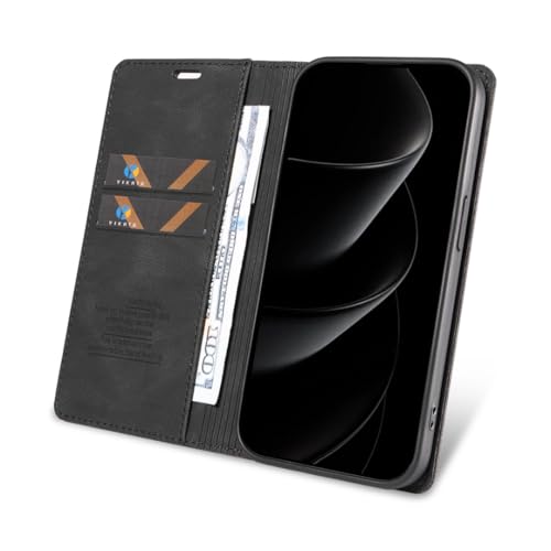 Étui portefeuille magnétique en cuir pour iPhone 11 Pro Max