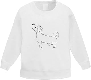 Azeeda 'Jack Russel Puppy' Kid's Sweatshirt/Jumper (3-4 Years) (KW00016159)