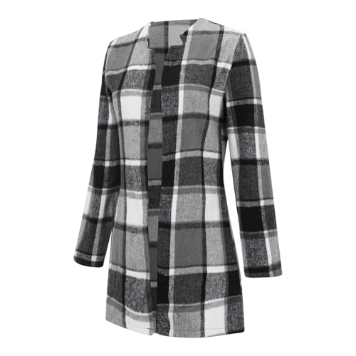 Mashaouyo Blazer Damen Elegant Longblazer Western Outfit Womens Jacket...