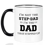 Maustic Step Dad Father's Day Gifts, Stepdad Bonus Dad Gifts for Birthday Christmas from Daughter Son, Stepfather Gift, 11 Oz