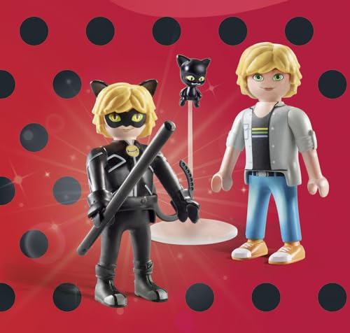 Miraculous Adrien & Chat Playmobil La Boîte - vue 9