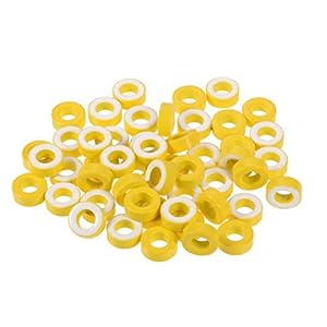 Sourcing Map 50 Stk. Ferrit Ringkern T60-26