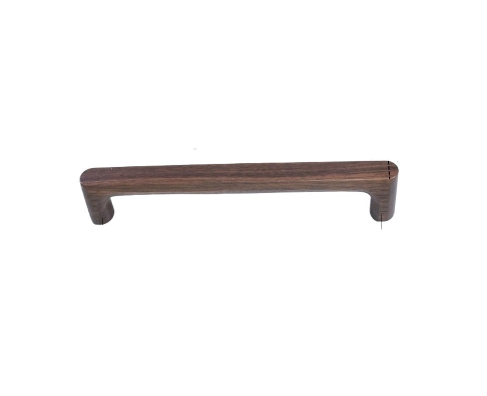 Boutons commode et poignée bois noyer 192mm pour un salon chaleureux