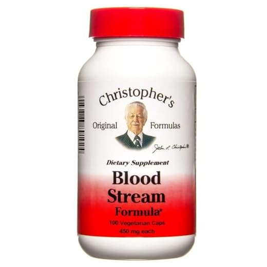 Dr. Christopher Blood Stream Formula 100 vegetarian caps, 450 mg.