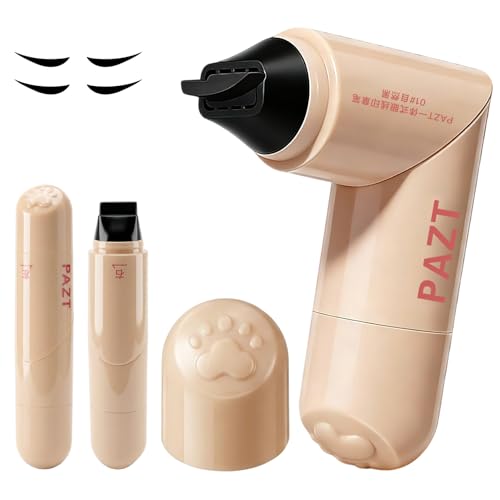 3 Piezas Eye Liner Stamp,Sello de Delineador de Ojos de doble cabeza,Eyeliner Stamp Waterproof Negro,Natural, las manchas, ideal para fiestas, viajes, trabajo y bodas