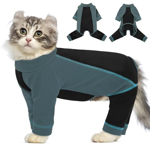 Pijama de gato para evitar el pelo pegajoso en el sofá de casa 2