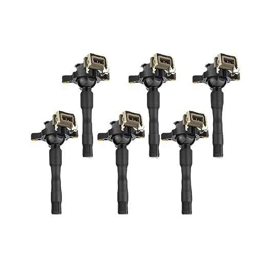 Set Of 6 Ignition Coils Compatible With BMW E36 E39 E46 X5 Z8 325 328 525i 1994-2005 UF354